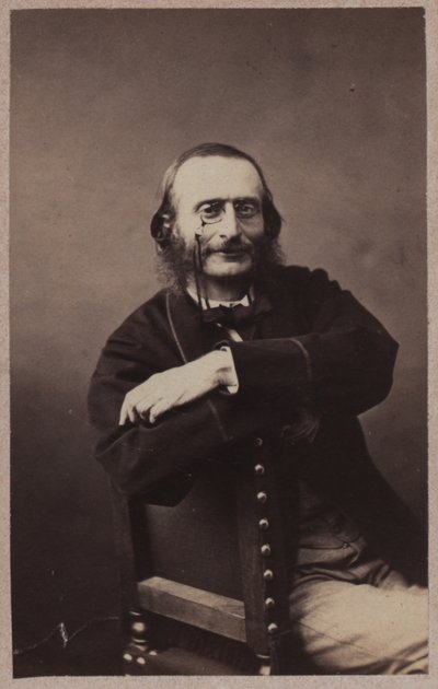 Retrato de Jacques Offenbach 1819-1880, ca 1860 de Gaspard Félix Nadar