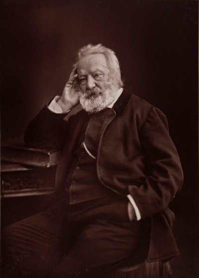 Retrato de Victor Hugo 1802-1885, 1878 de Gaspard Félix Nadar