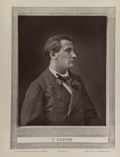 Retrato del poeta François Coppée 1842-1908, c. 1875 de Gaspard Félix Nadar