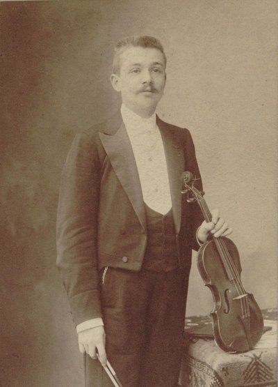 Retrato del violinista y compositor Henri Marteau 1874-1934 de Gaspard Félix Nadar