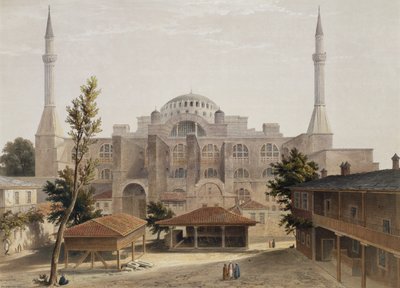 Hagia Sophia, Constantinopla, pub. 1852 de Gaspard Fossati