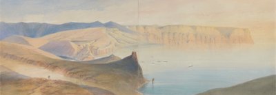Cabo Aia y bahía de Balaklava, 1854 de Gaspard Le Marchant Tupper