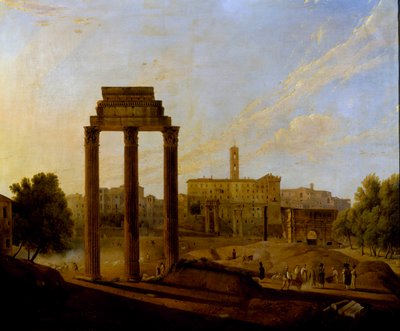 Roma: vista del Foro mirando hacia el Capitolio de Gaspare Gabrielli