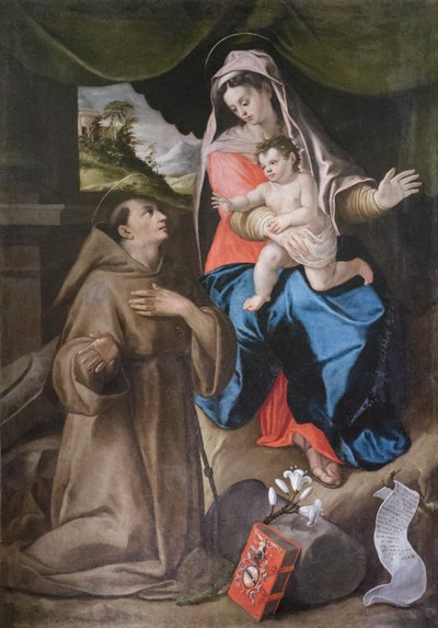 Virgen con el Niño y San Antonio de Padua de Gaspare Gasparini
