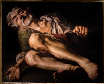 Viejo mendigo de Gaspare Traversi