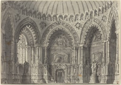 Rotonda en estilo gótico de Gasparo Galliari
