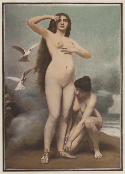 Venus (litografía en color) de Gaston Casimir Saint Pierre