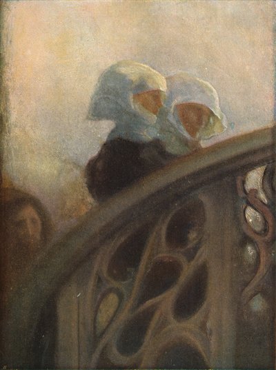 Un estudio de monjas, c1896 de Gaston La Touche