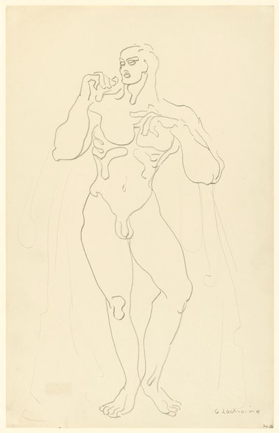 Desnudo Masculino No. 12 de Gaston Lachaise