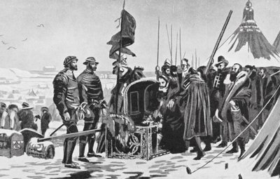 El sitio de Metz (litografía) de Gaston Melingue