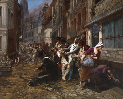 Episodio del sitio de Lille, 1792, 1891 de Gaston Theodore Melingue