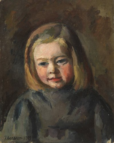 Cabeza de una joven, 1919 de Gaston Thiesson