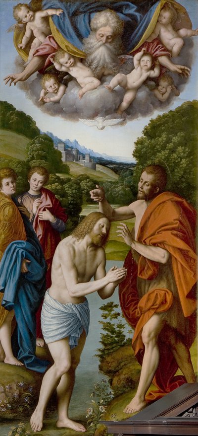 Bautismo de Cristo de Gaudenzio Ferrari
