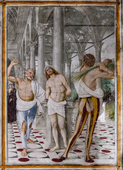 Detalle de "La Flagelación de Cristo", de "La vida y la pasión de Cristo" de Gaudenzio Ferrari