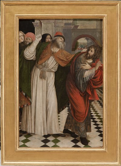 Joaquín expulsado del Templo, 1508-09 de Gaudenzio Ferrari