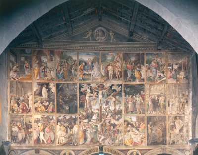 Vida y Pasión de Cristo, fresco de Gaudenzio Ferrari, 1513 de Gaudenzio Ferrari