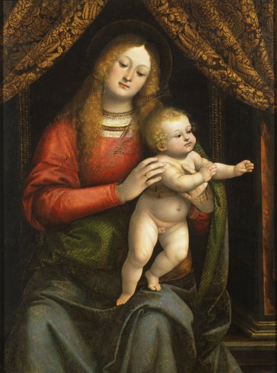 Madonna y Niño de Gaudenzio Ferrari