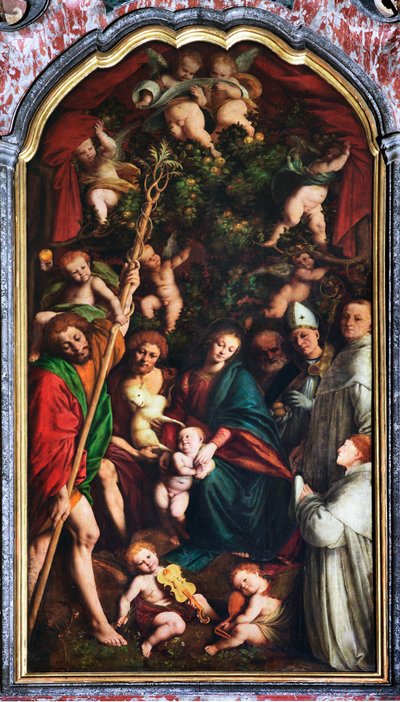 Virgen con Santos o Virgen de las Naranjas de Gaudenzio Ferrari
