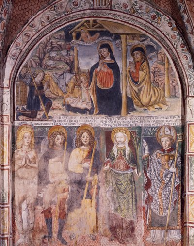 Natividad y Santos de Gaudenzio Ferrari