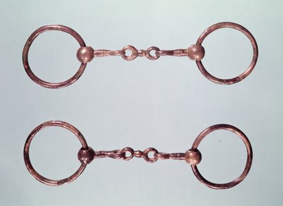 Frenos de caballo, de La Gorge-Meillet, Tene I (c.475-0 a.C.) de Gaulish
