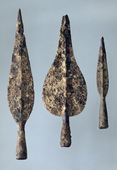Cabezas de lanza y jabalina, 475-300 a.C. de Gaulish