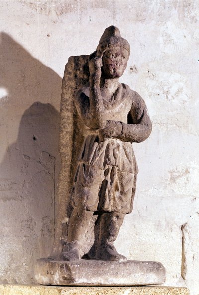 Campesino de la Galia ante Julio César. Aviñón, Museo Calvet. de Gaulish Gaulish