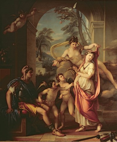 Venus Presentando a Helena a Paris de Gavin Hamilton
