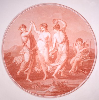 Las tres gracias y Cupido de Gavrila Ivanovitch Scorodomoff