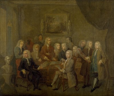 Una asamblea de virtuosos, siglo XVIII de Gawen Hamilton