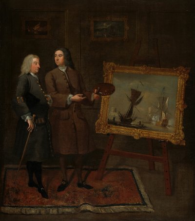 Thomas Walker y Peter Monamy, c. 1735 de Gawen Hamilton