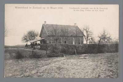 Inundación de agua en Zelanda el 12 de marzo de 1906 de Gebroeders van Straaten