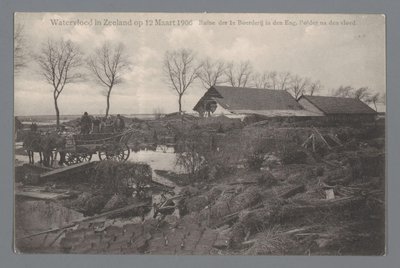 Inundación de agua en Zelanda el 12 de marzo de 1906 de Gebroeders van Straaten