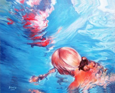 Azul profundo de Geert Bordich