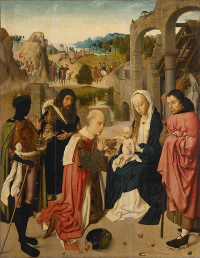 La Adoración de los Magos, 1490 de Geertgen Tot sint Jans