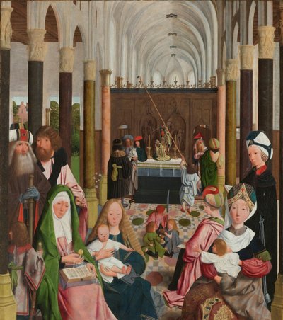 El parentesco sagrado de Geertgen tot Sint Jans (workshop of)