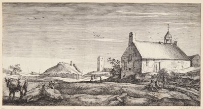 La nueva iglesia en Muiderberg de Geertruyt Roghman