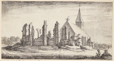 La iglesia en Sloten de Geertruyt Roghman