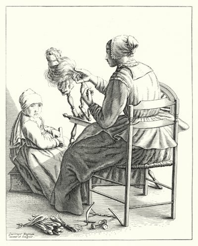 La hilandera de Geertryut Roghman