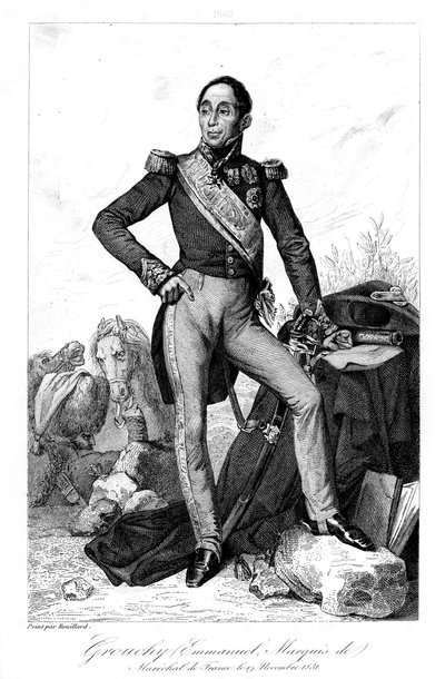 Emmanuel, marqués de Grouchy 1766-1847, general y mariscal francés, 1839 de Geille