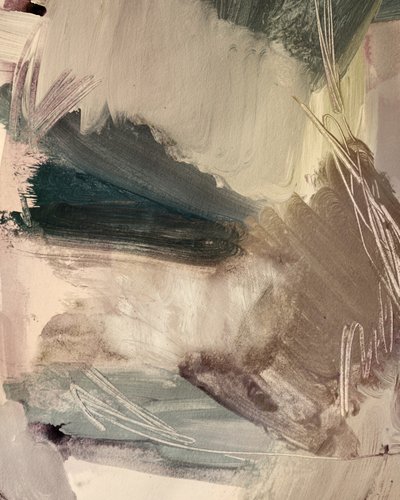 Trazos abstractos en tonos apagados de Gemma Bardot