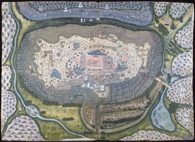 Ciudad fortificada de Ranthambhor, ca. 1810-18 de Generation of Bagta
