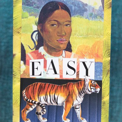 Tigre fácil, 2019 (collage) de Genevieve French