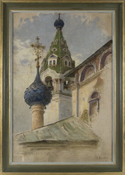 La iglesia del Arcángel Miguel en Kostroma de Genrikh Genrikhovich Schmidt