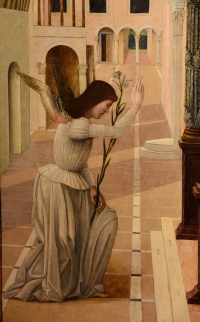 La Anunciación de Gentile Bellini