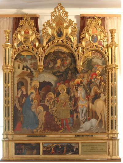 La Adoración de los Magos, c. 1420 de Gentile da Fabriano