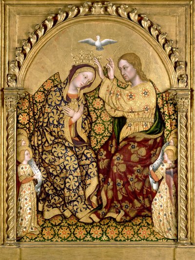 La coronación de la Virgen de Gentile da Fabriano