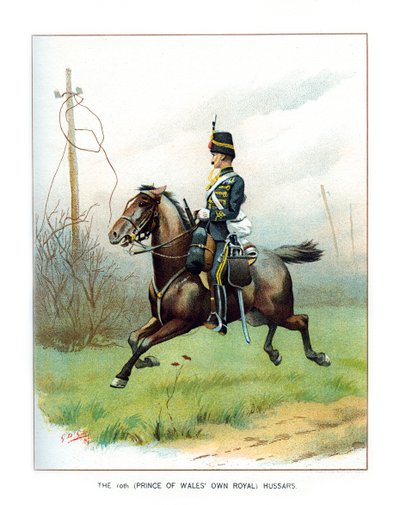 El 10º de Húsares del Príncipe de Gales, c1890 de Geoffrey Douglas Giles