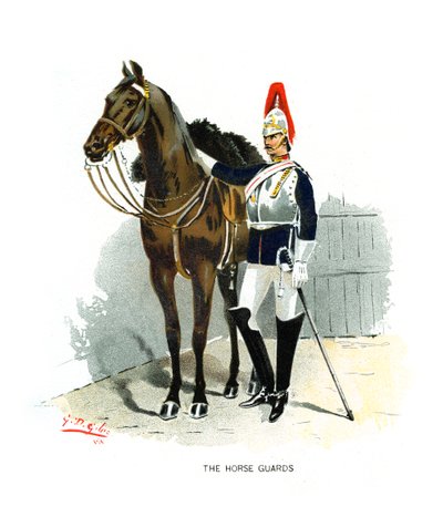 La Guardia de Caballería, c1890 de Geoffrey Douglas Giles