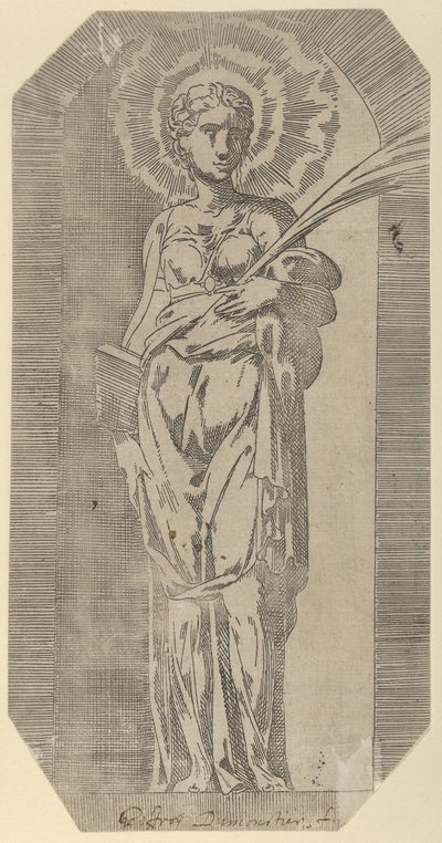 Una Santa, siglo XVI de Geoffroy Dumoûtier