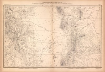 Atlas geológico y geográfico de Colorado y partes del territorio adyacente de Geological And Geographical Survey Of The Territories